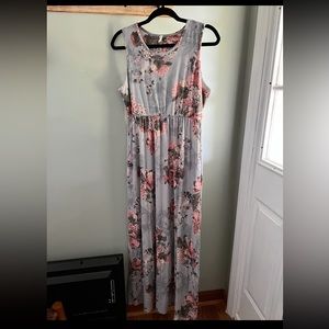 Pink Blush Maxi Maternity Dress